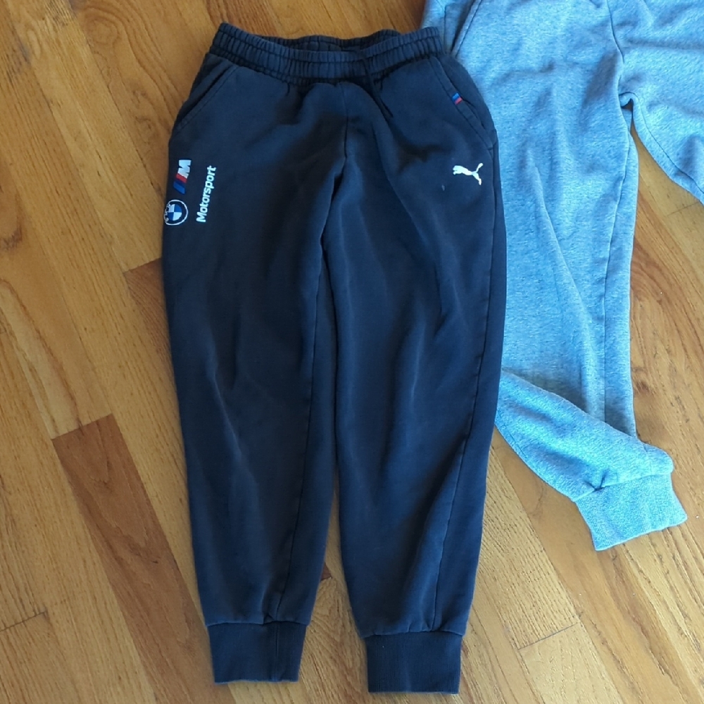 Puma Kids Navy Blue Motorsport Joggers